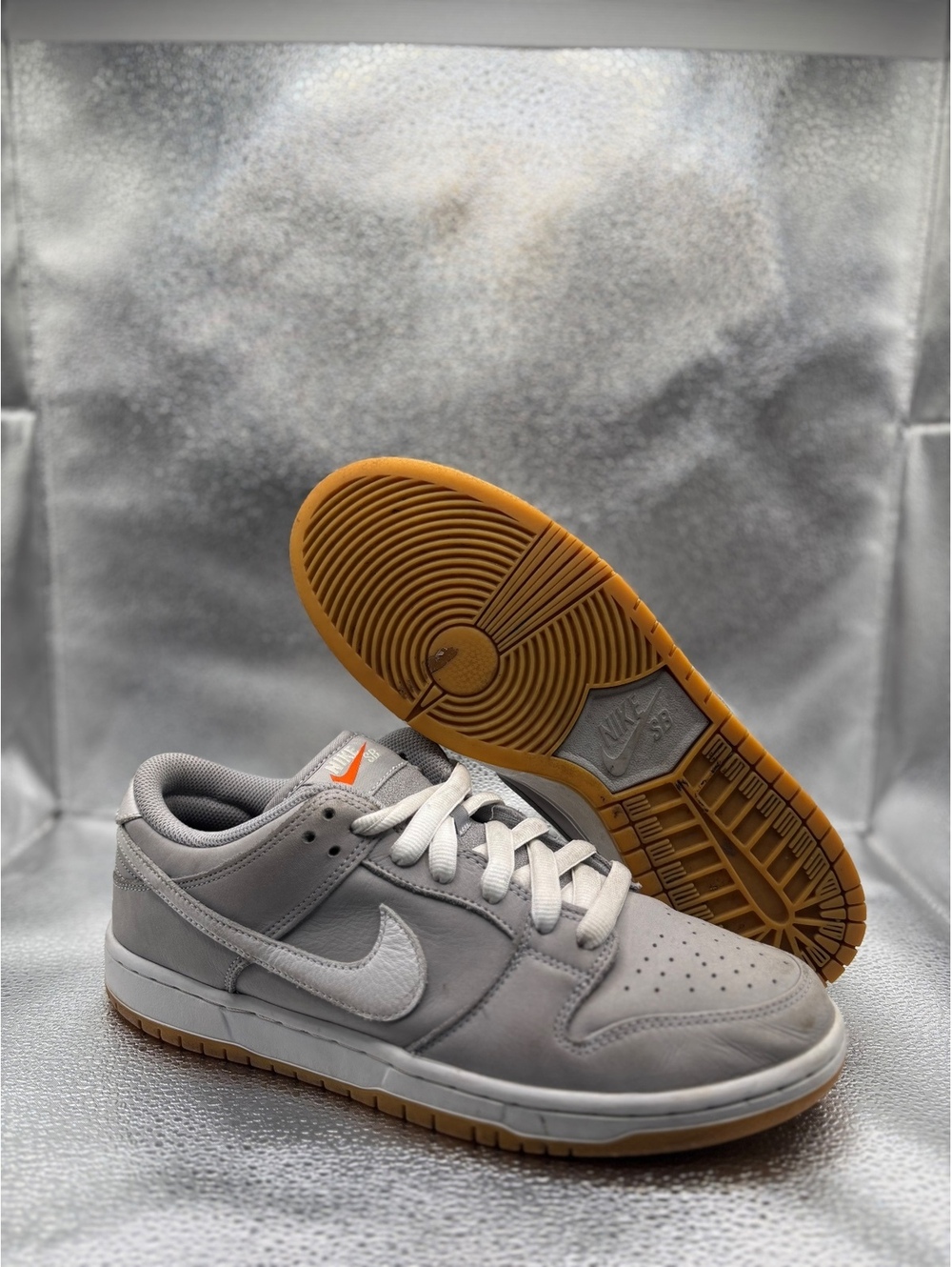 Nike SB Dunk Low Pro ISO 'Wolf Grey Gum